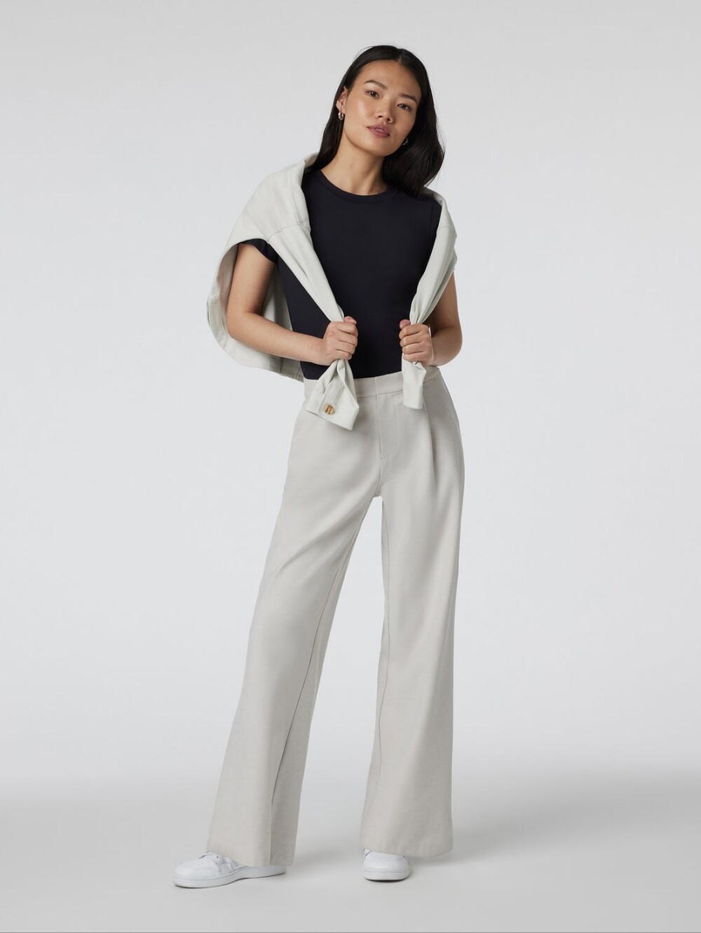 Vuori Elevation Trouser Ecru Heather S NEW NWT